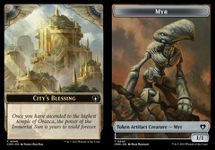 City's Blessing (0049) // Myr (0043) Double-Sided Token